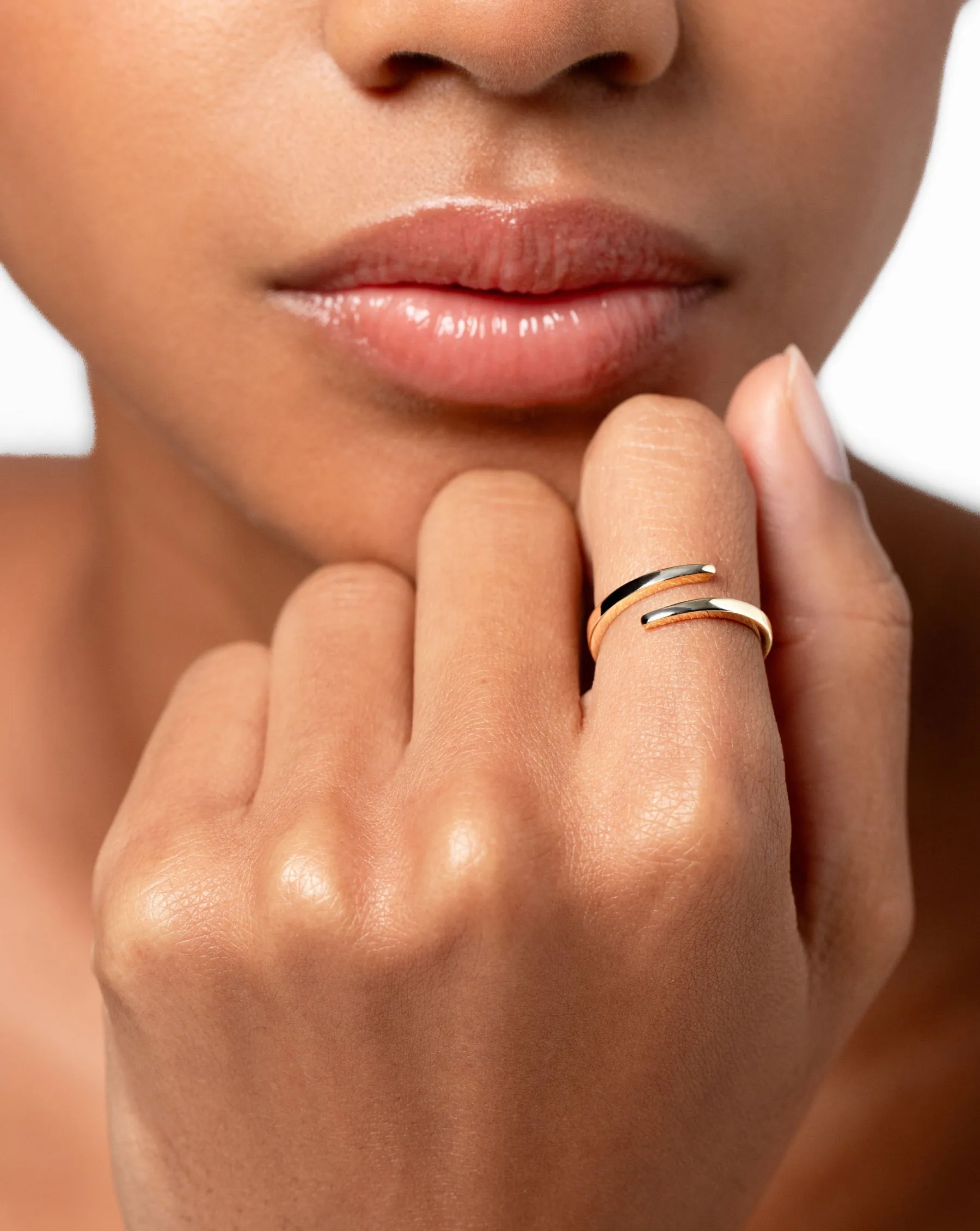 Open Gold Wrap Ring