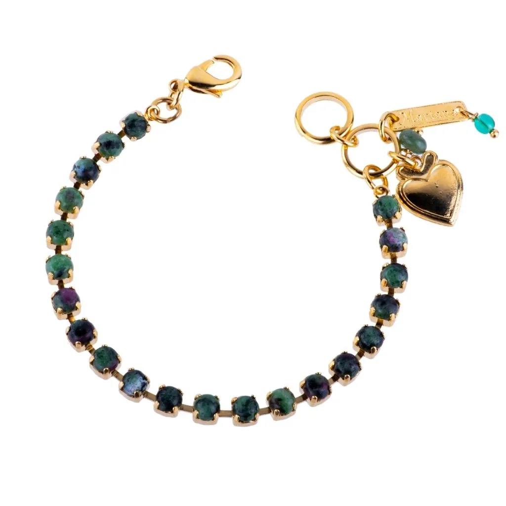 Petite Everyday Bracelet in "Ruby Zoite" *Custom*