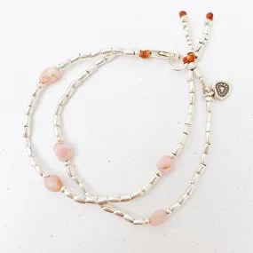 PINK OPAL FLOATING BRACELET