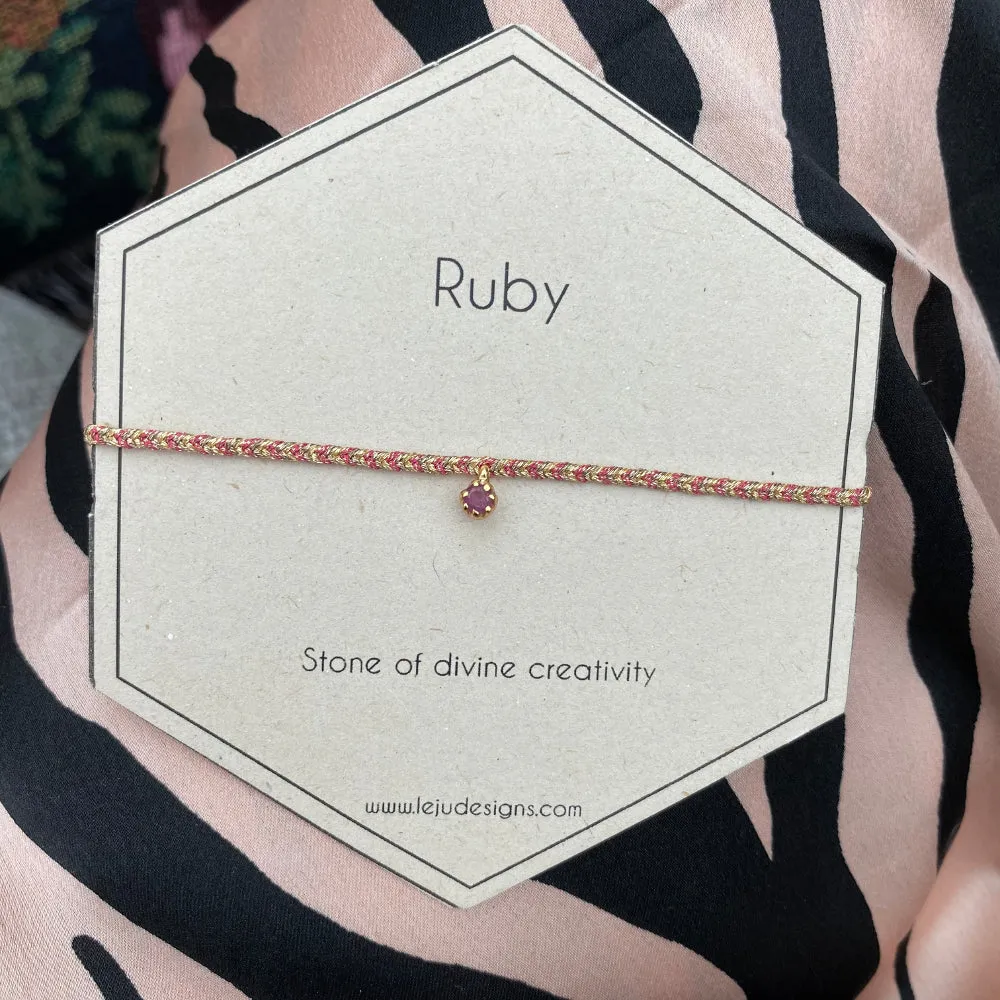 PINK TOURMALINE BRACELET