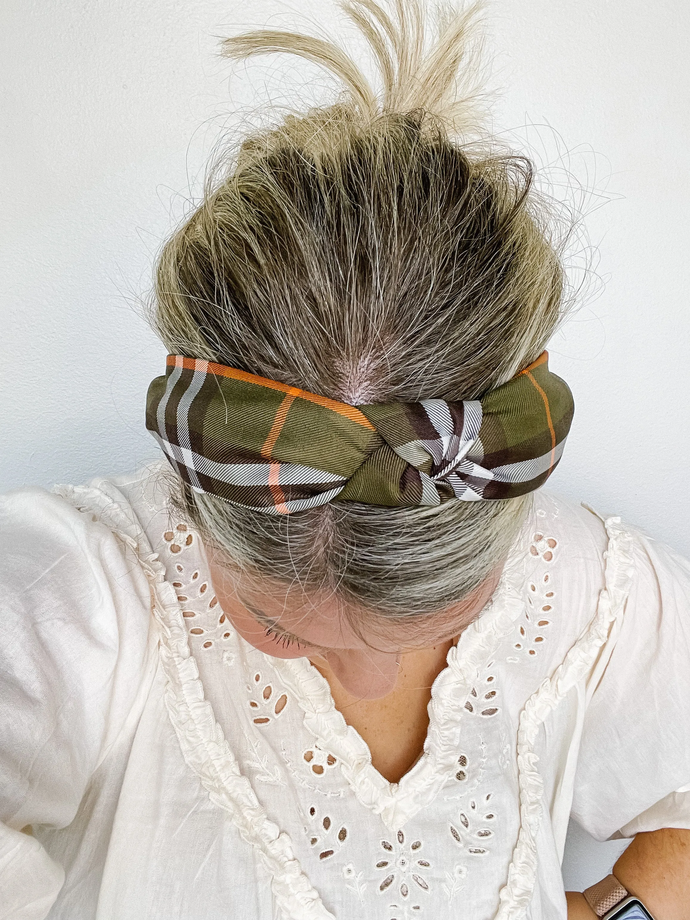 Plaid Happy Headband