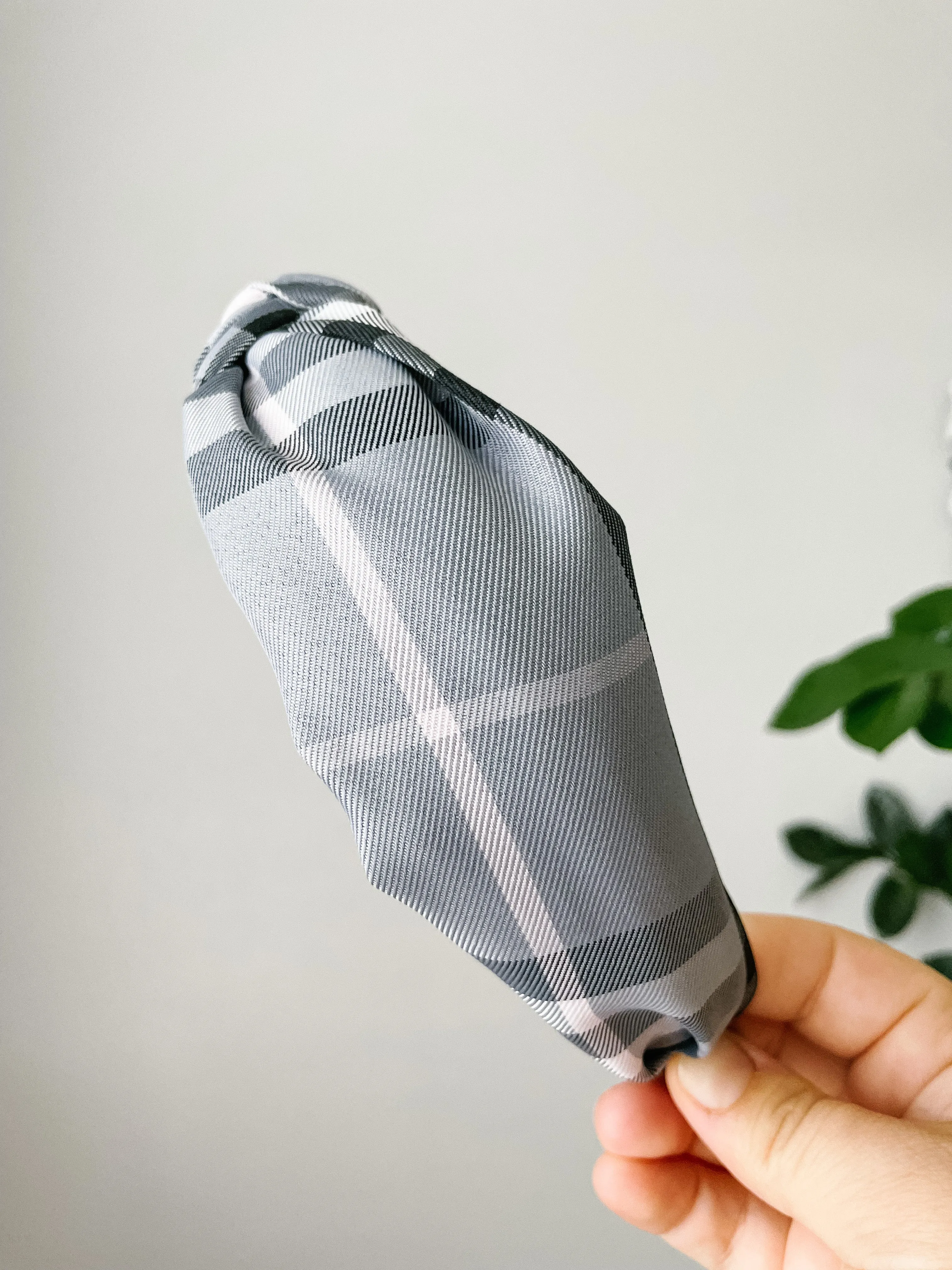 Plaid Happy Headband