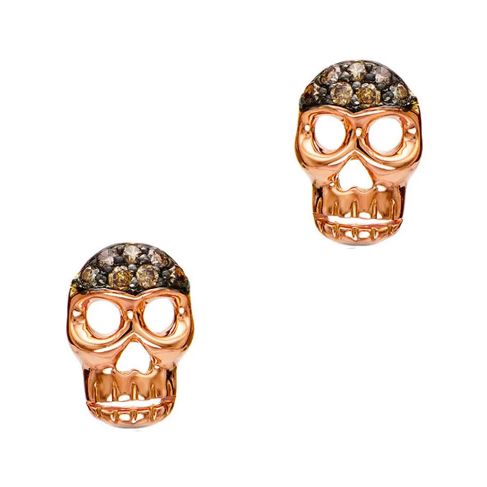 Skull Post Earrings
