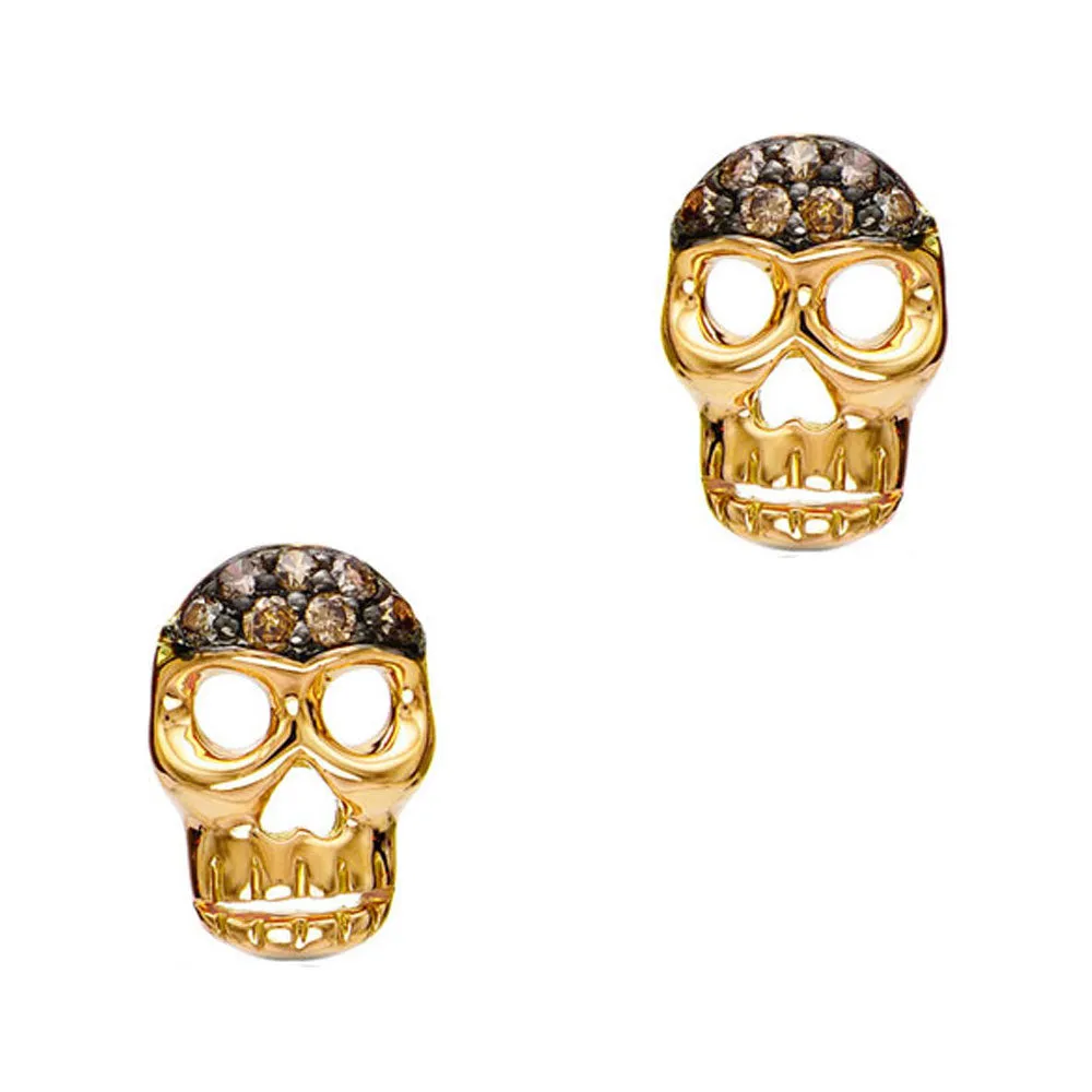 Skull Post Earrings