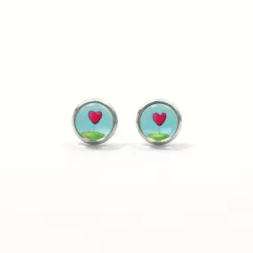 Small Stud Earrings – "Be Mine" – Amélie Gagné