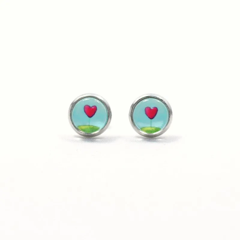 Small Stud Earrings – "Be Mine" – Amélie Gagné