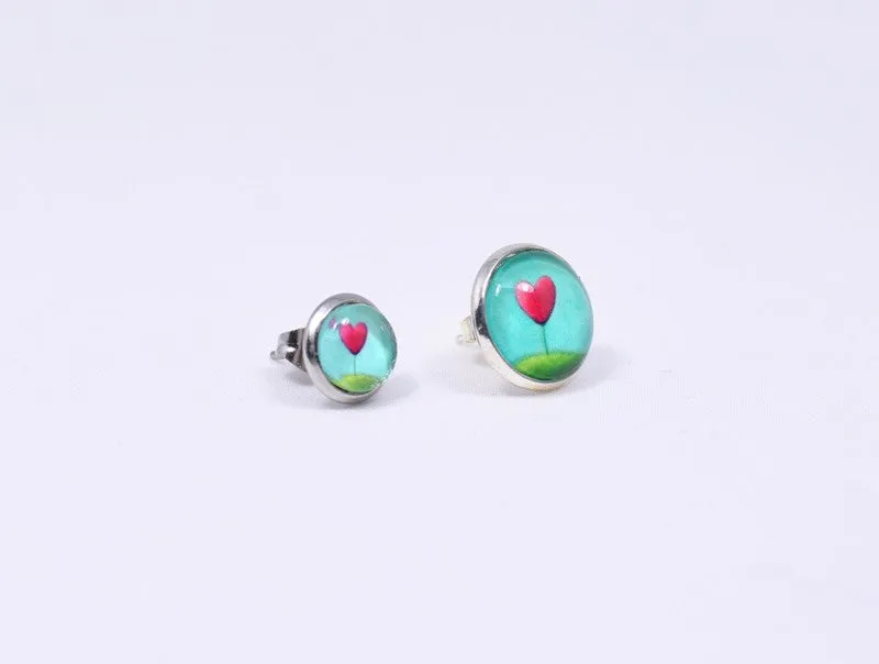 Small Stud Earrings – "Be Mine" – Amélie Gagné