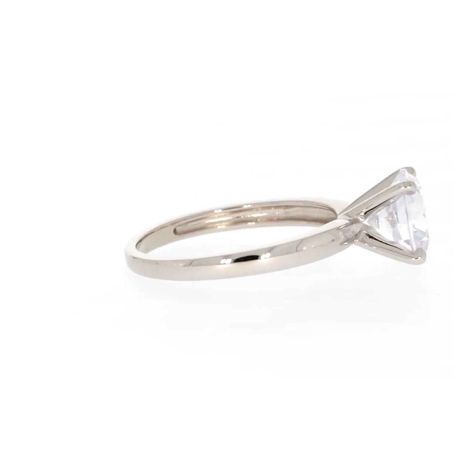 Sterling Silver Cubic Zirconia Solitaire Ring