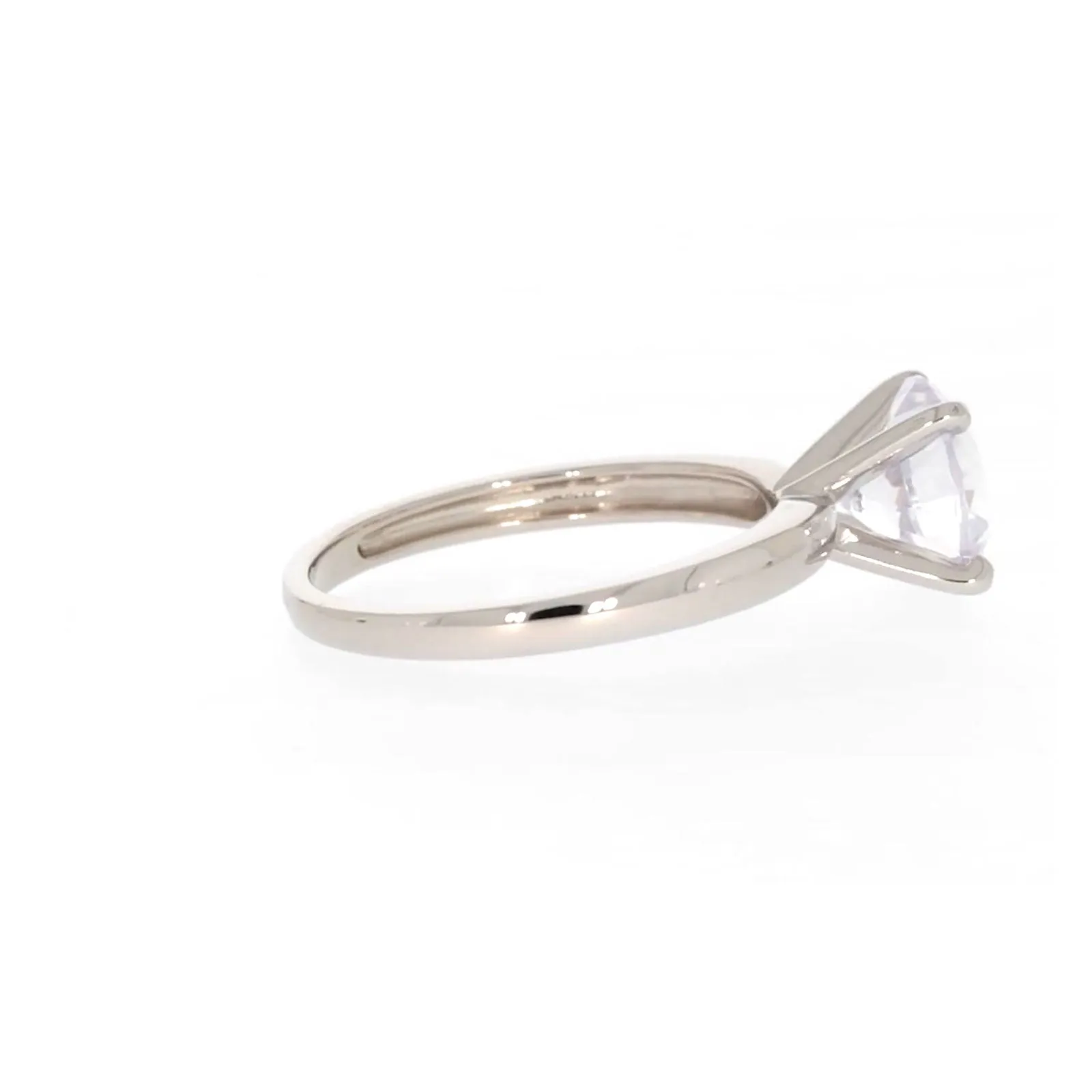 Sterling Silver Cubic Zirconia Solitaire Ring