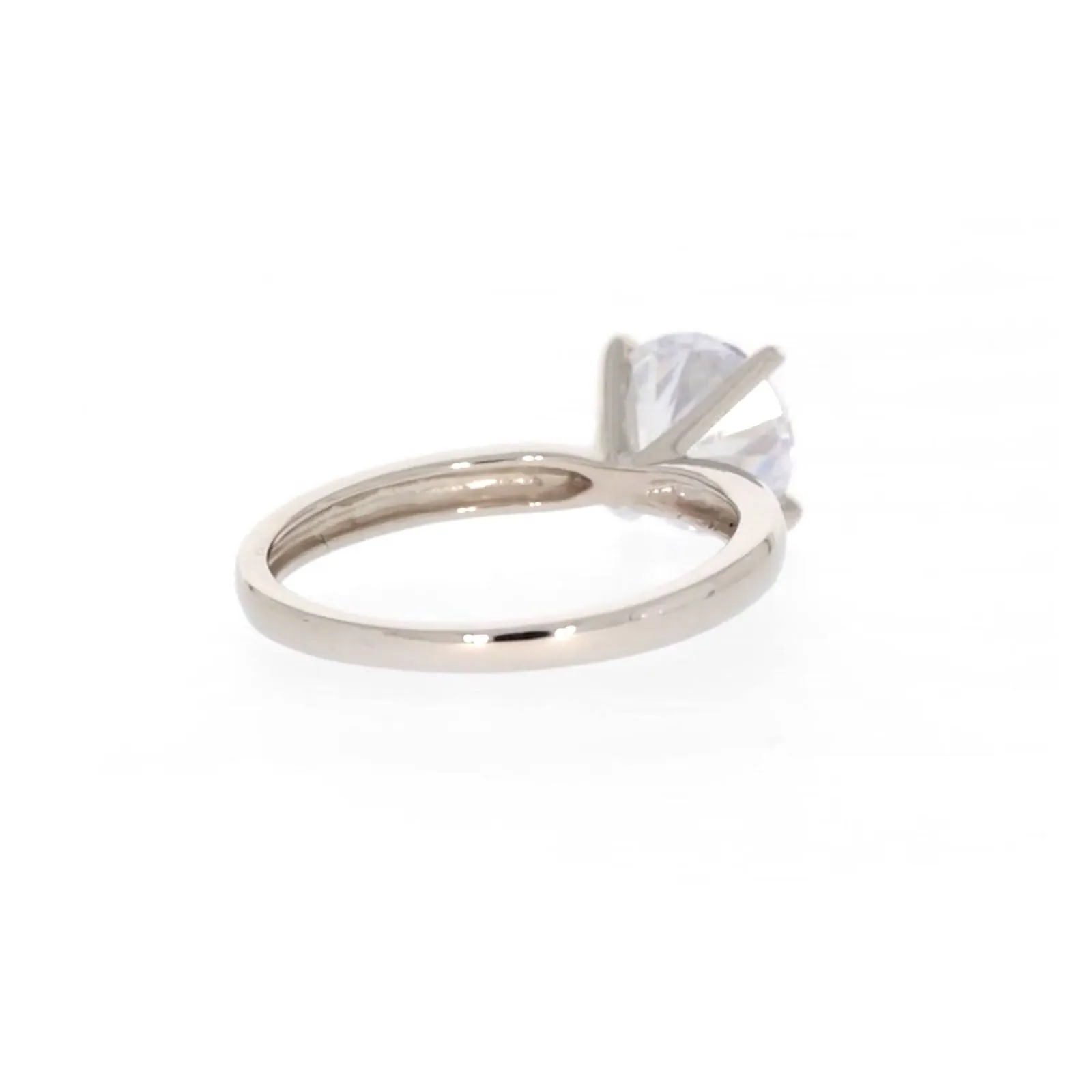Sterling Silver Cubic Zirconia Solitaire Ring