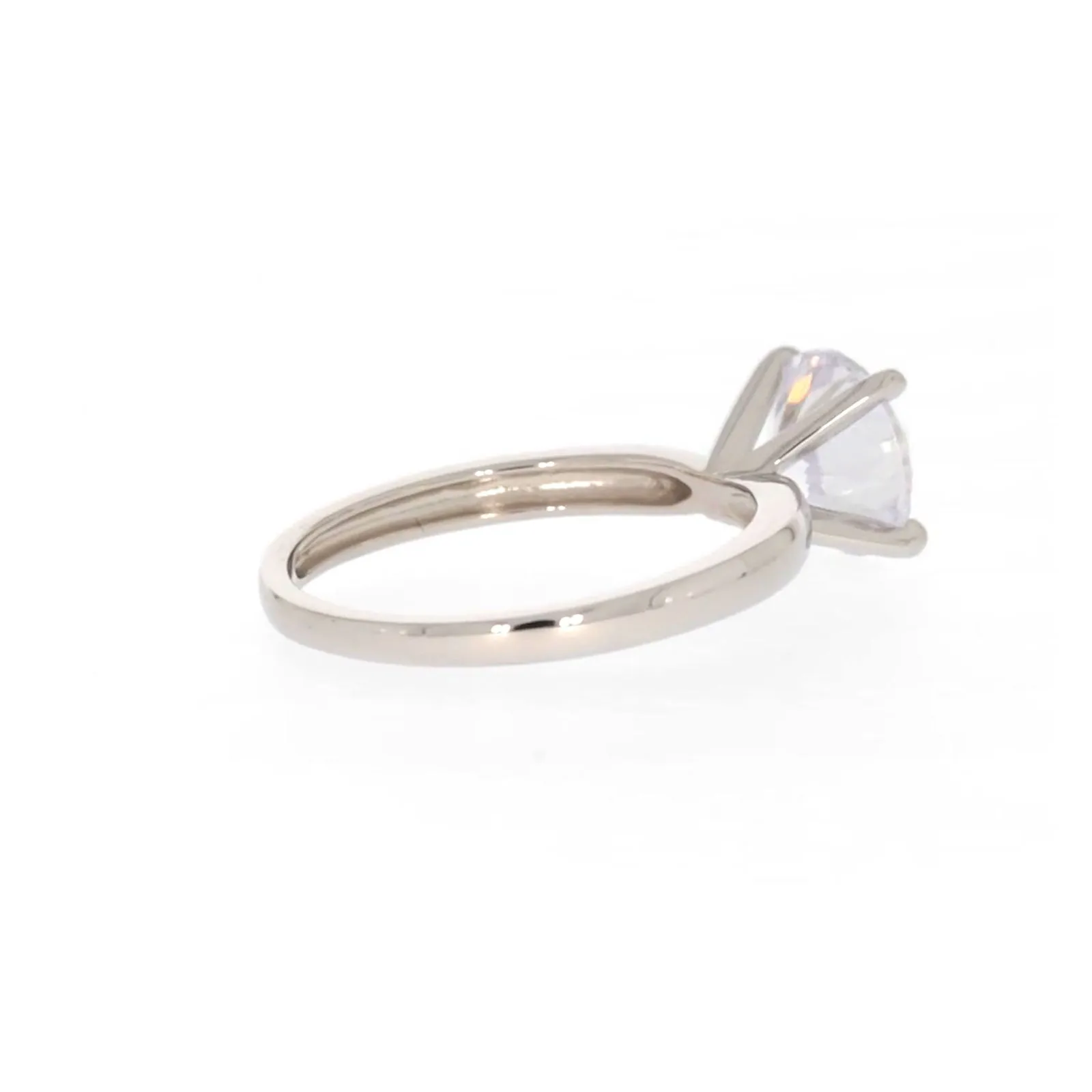 Sterling Silver Cubic Zirconia Solitaire Ring
