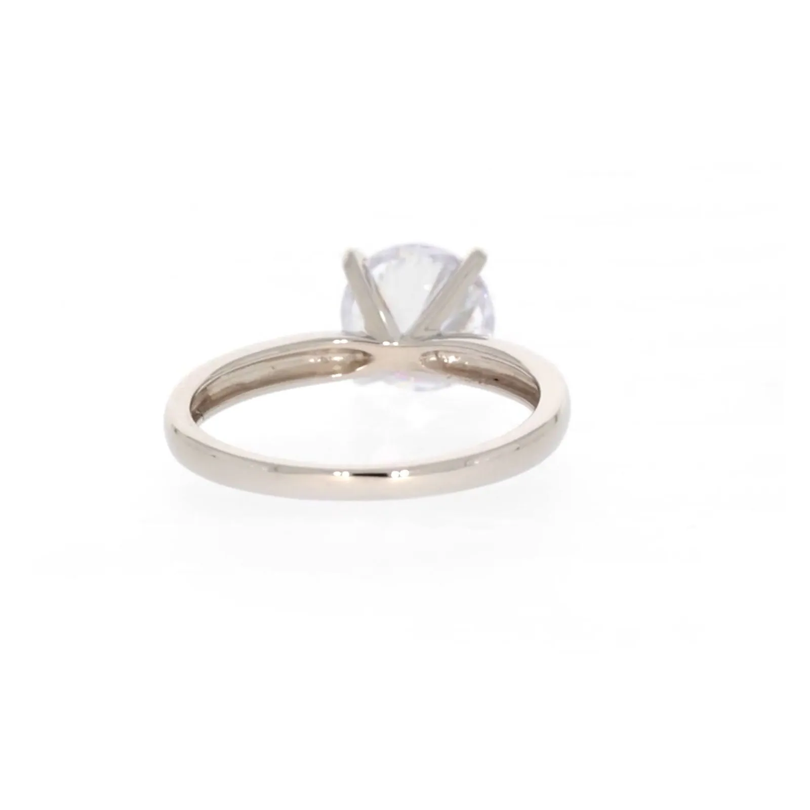 Sterling Silver Cubic Zirconia Solitaire Ring