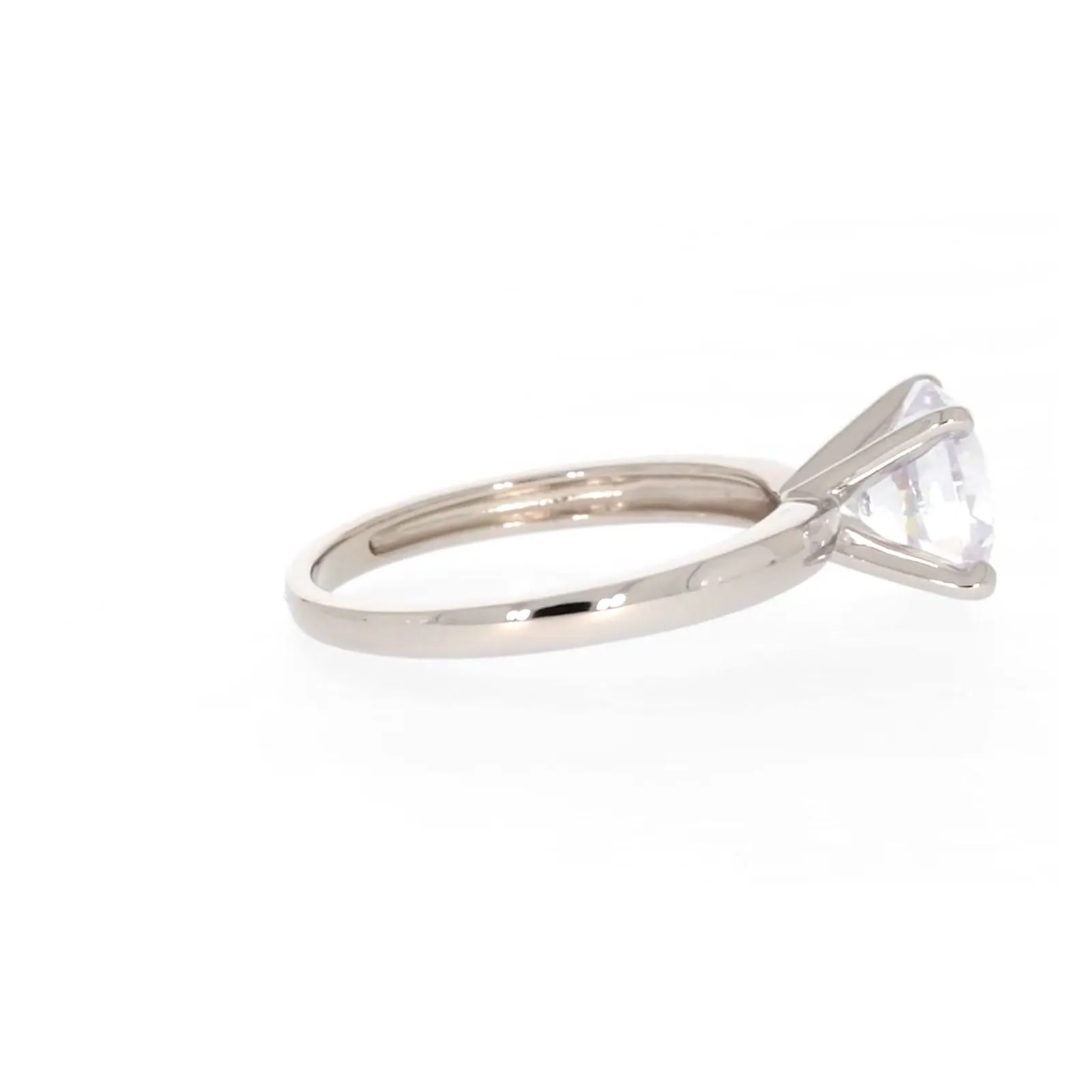 Sterling Silver Cubic Zirconia Solitaire Ring