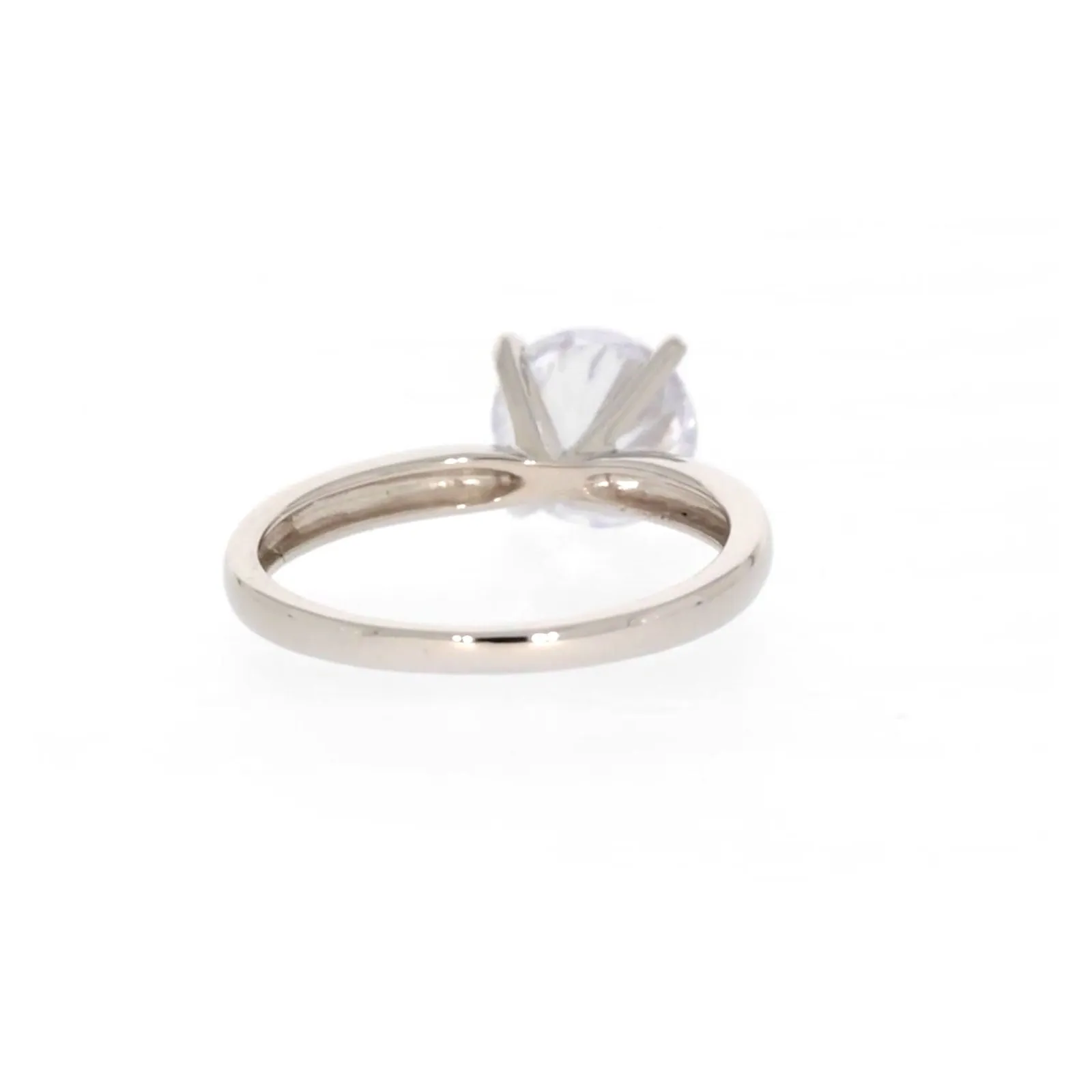 Sterling Silver Cubic Zirconia Solitaire Ring