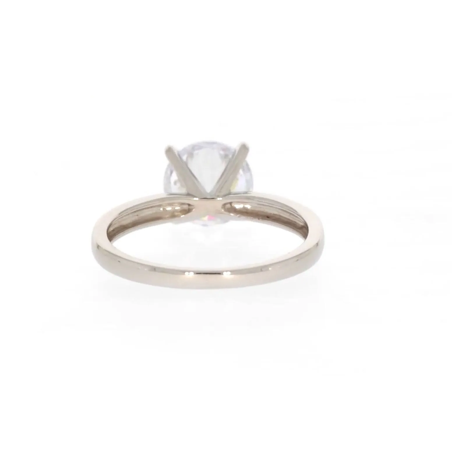 Sterling Silver Cubic Zirconia Solitaire Ring