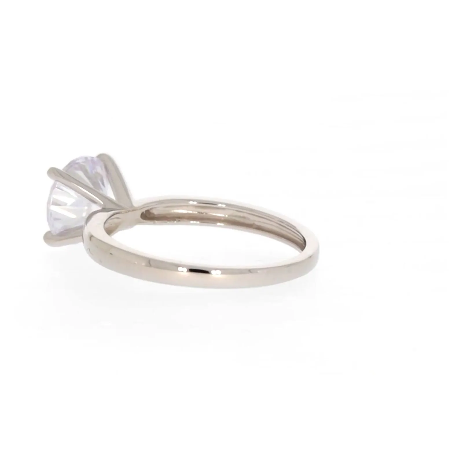 Sterling Silver Cubic Zirconia Solitaire Ring