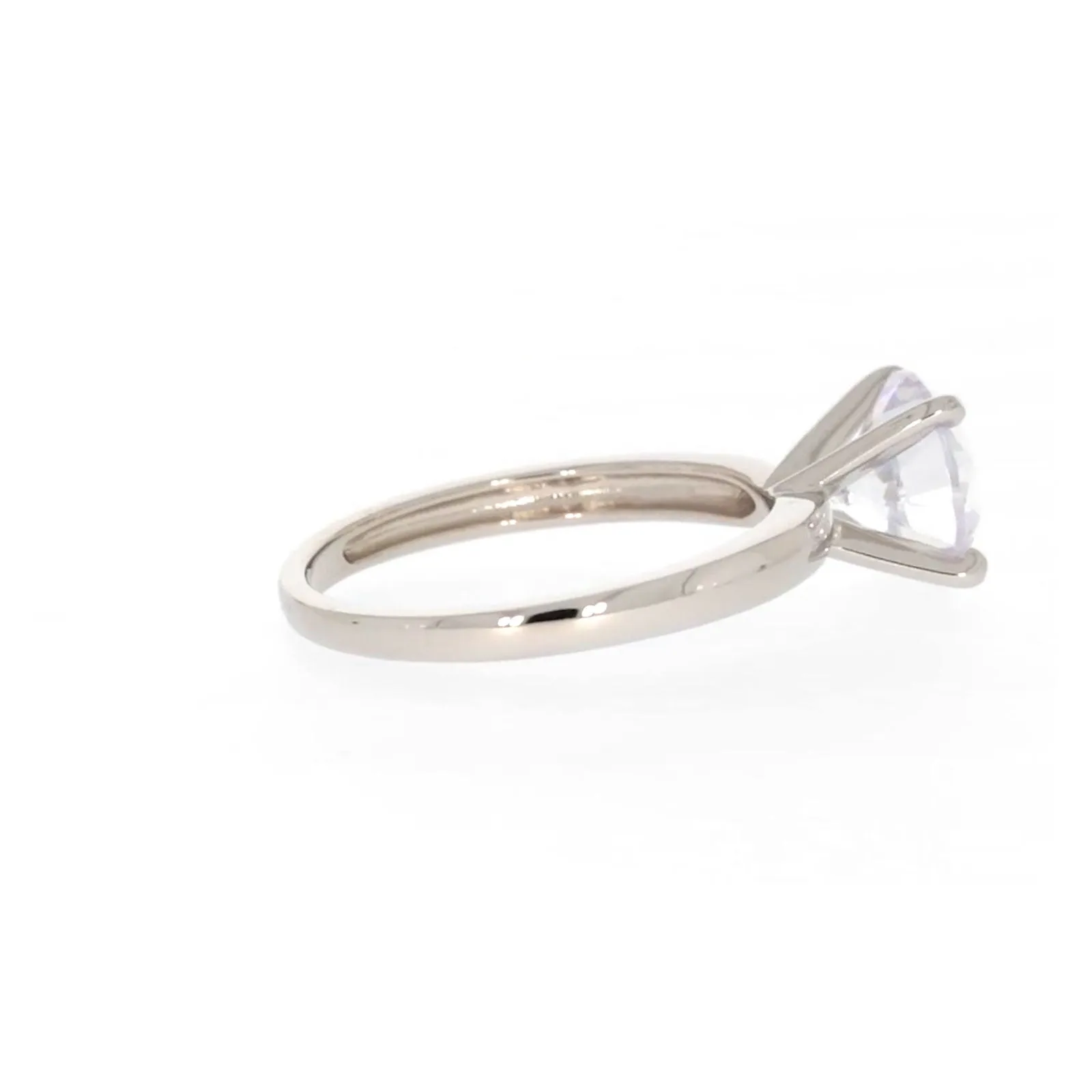 Sterling Silver Cubic Zirconia Solitaire Ring