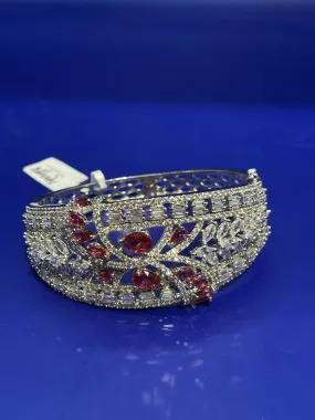 Tara Silver Crystals Art Deco Bracelet