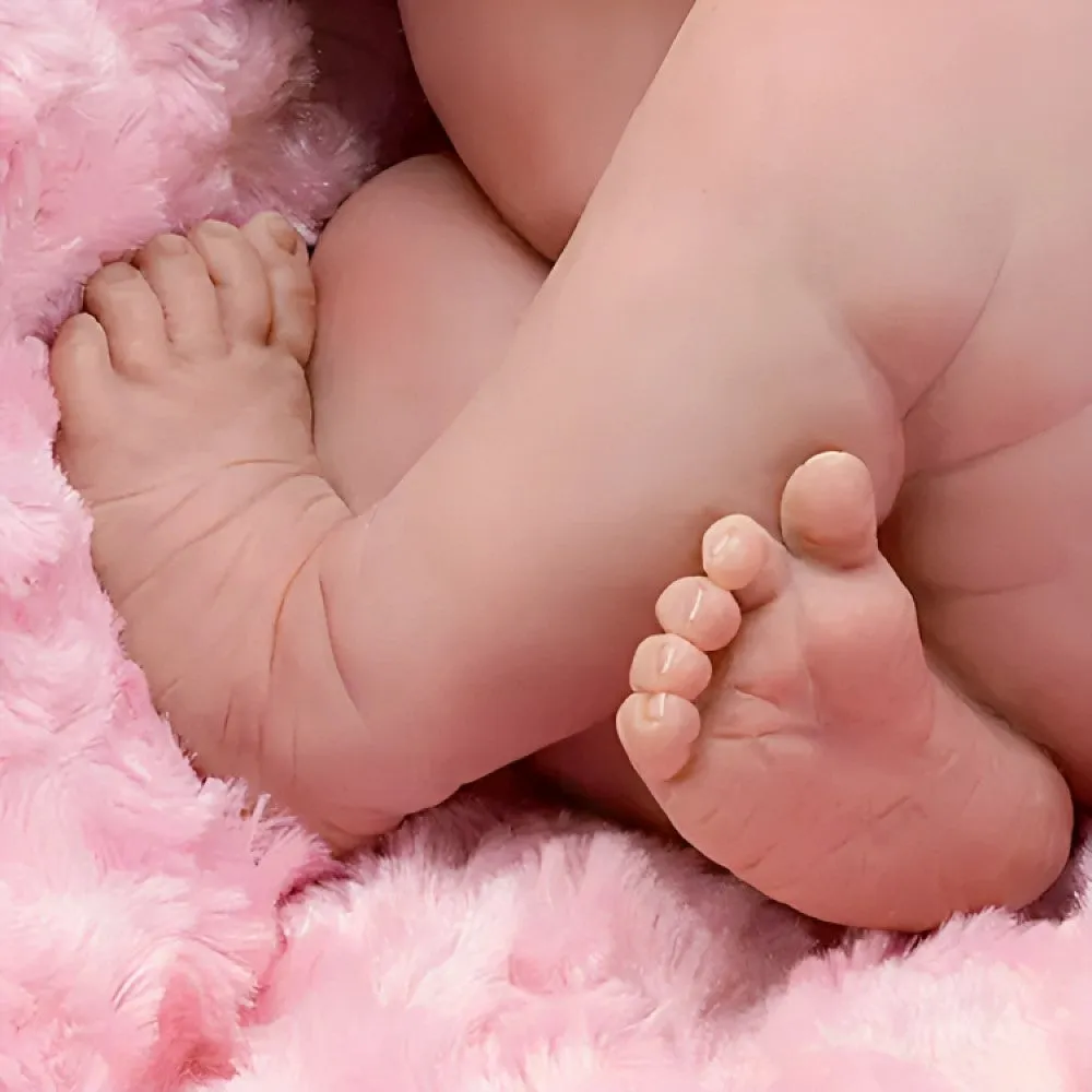 The Ashton-Drake Galleries Bundle Of Love Newborn Baby Doll Truly Real® Permanently Sculpted Pose Weighted Hand-painted By Marita Winters 11.25-inches