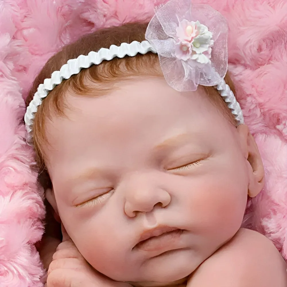 The Ashton-Drake Galleries Bundle Of Love Newborn Baby Doll Truly Real® Permanently Sculpted Pose Weighted Hand-painted By Marita Winters 11.25-inches