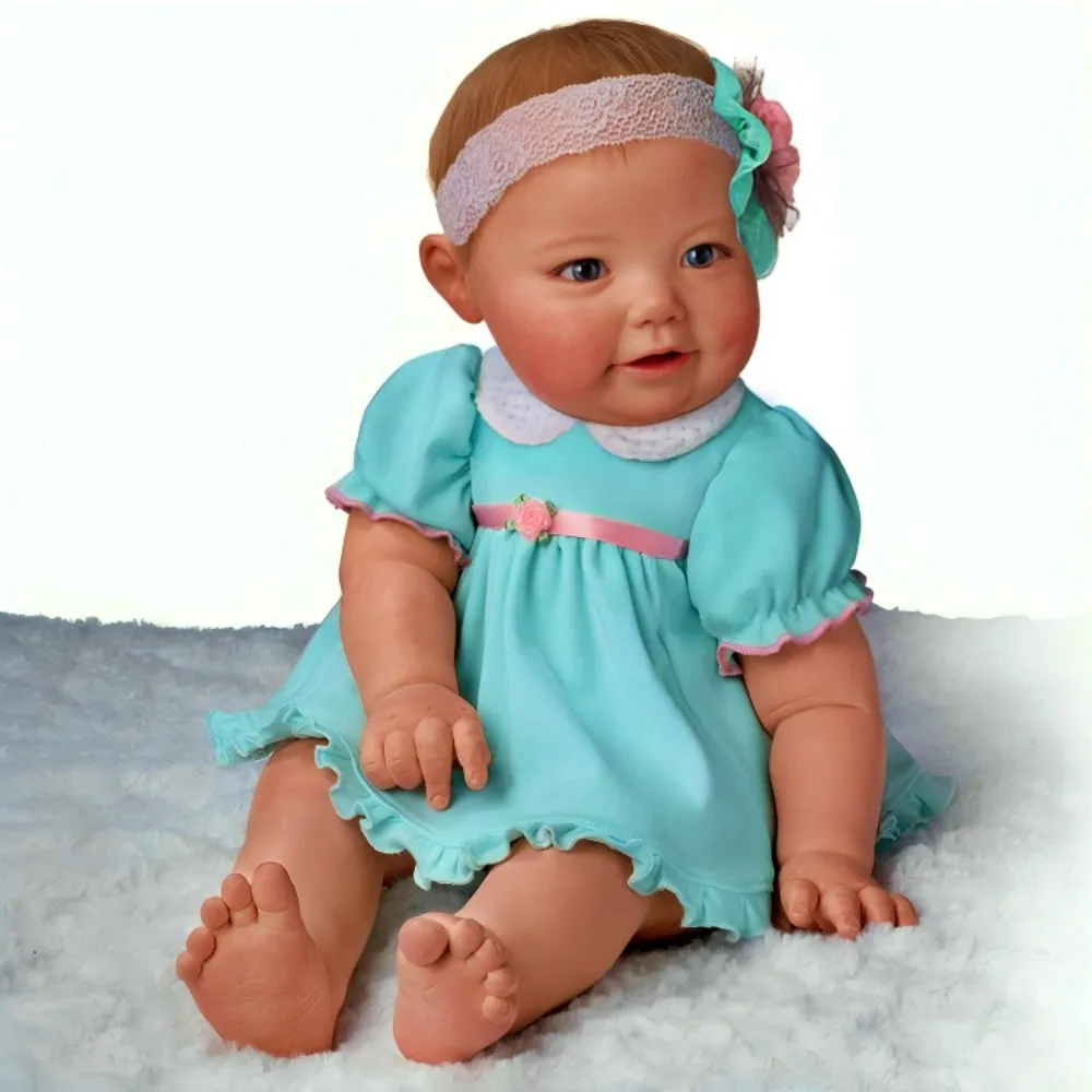 The Ashton-Drake Galleries Such A Doll Photo Contest Collection Issue #2: 'Emerie' Baby Doll Handcrafted Lifelike with RealTouch® Vinyl and Hand-Rooted Hair by Ping Lau 18-Inches