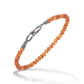 THE LINK Mini Citrine Beaded Eternity Bracelet