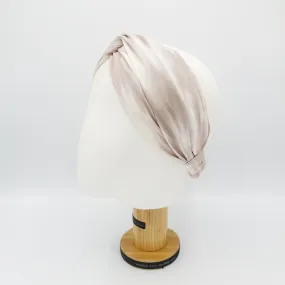 tie dye pattern hair turban cross headband color gradation hair accessory for women