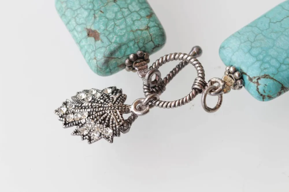 TURQUOISE BEADS EARRINGS