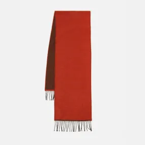 Universal Works Double Sided Scarf - Rust / Brown