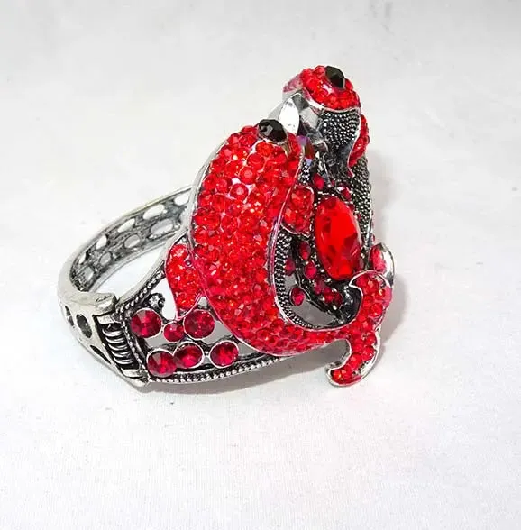 Valiant Red Love Fashion Party Cocktail Bangle Jewellery