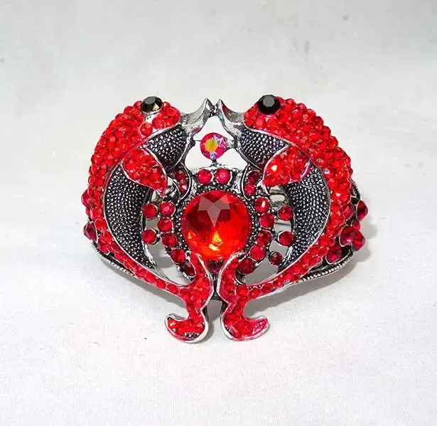 Valiant Red Love Fashion Party Cocktail Bangle Jewellery