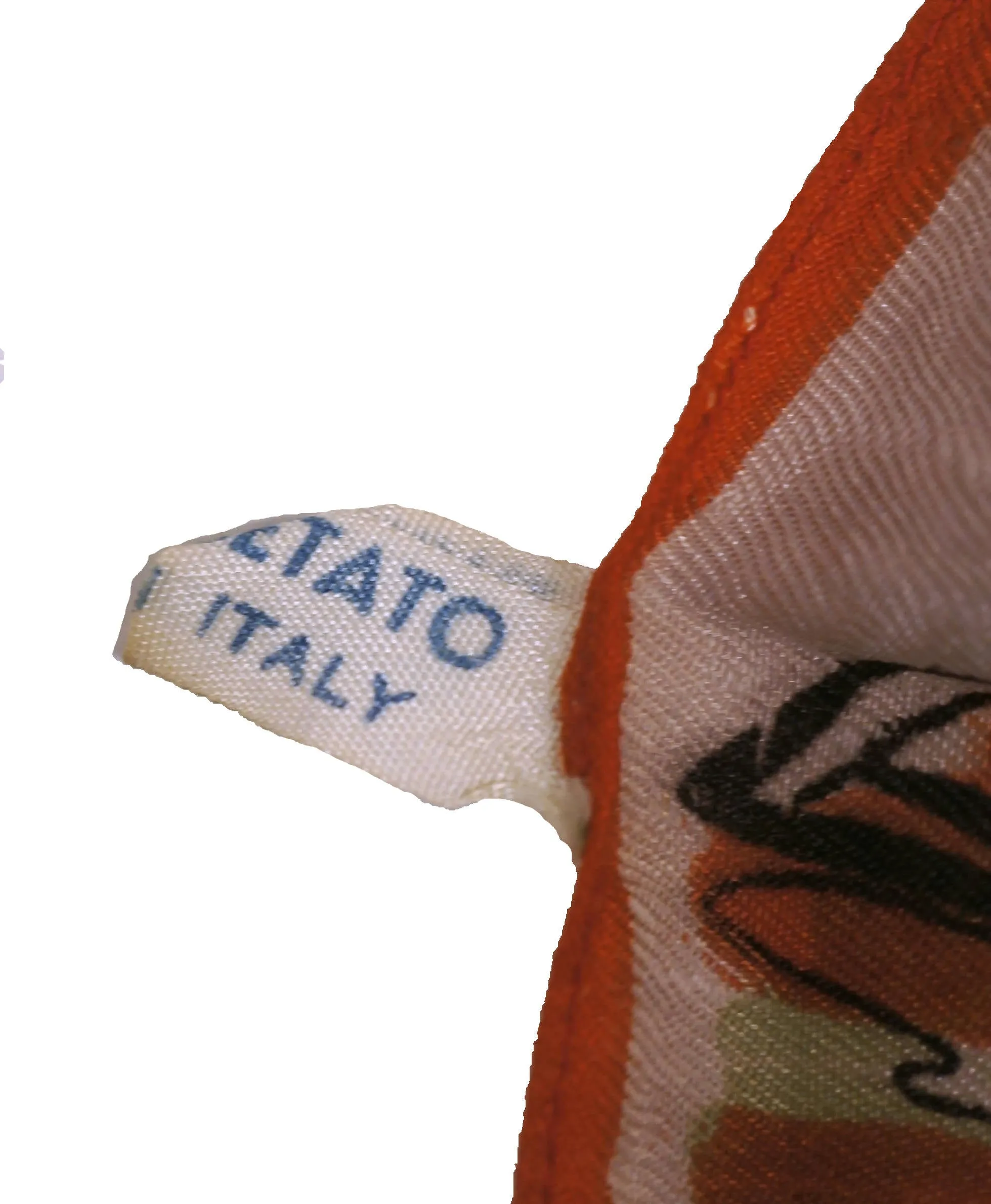 Vintage 1950s Pocket Scarf or Head Square Paris Scene Italian Acetate Pochette