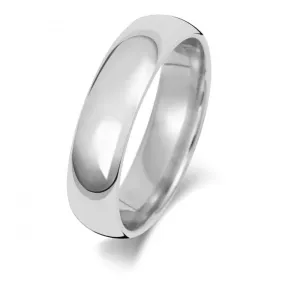 Wedding Band 18K Trad Court 5mm Wedding  Ring WQ165WL